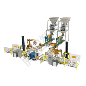 Dây chuyền lắp ráp robot xếp pallet