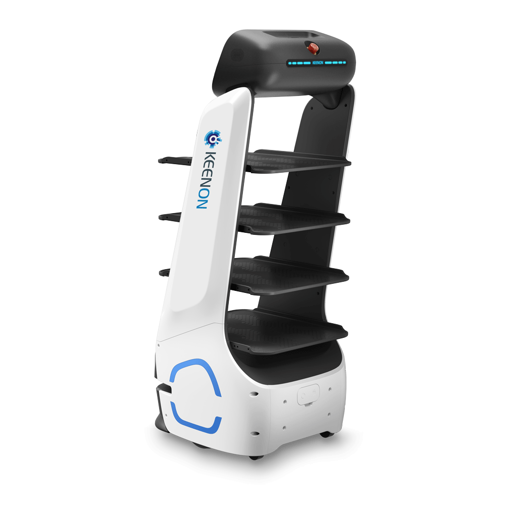 Robot giao đồ ăn tự động Dinerbot T9 cho nhà hàng