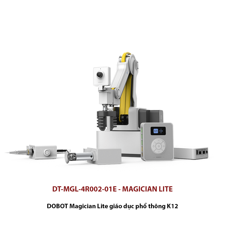 Robot giáo dục STEM K12, cánh tay robot 4 trục lập trình MicroPython