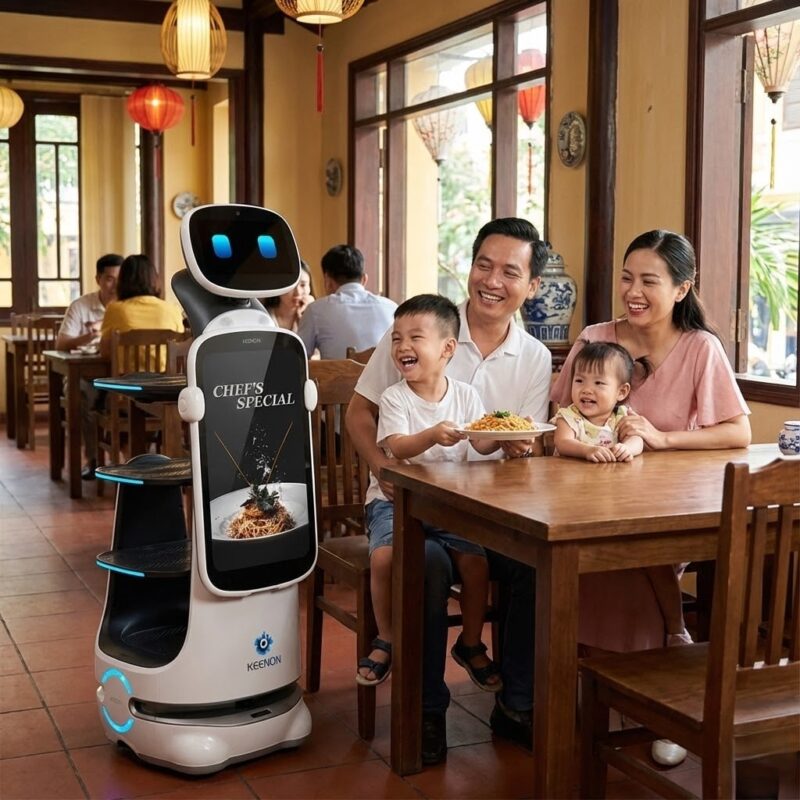Robot phục vụ nhà hàng